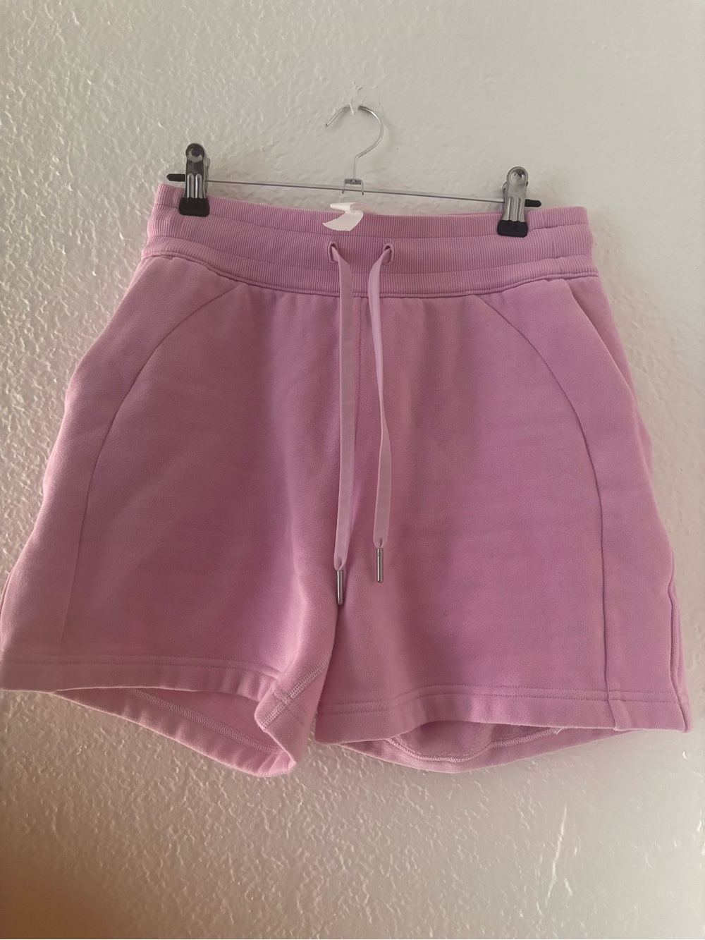 Lululemon Pink drawstring shorts